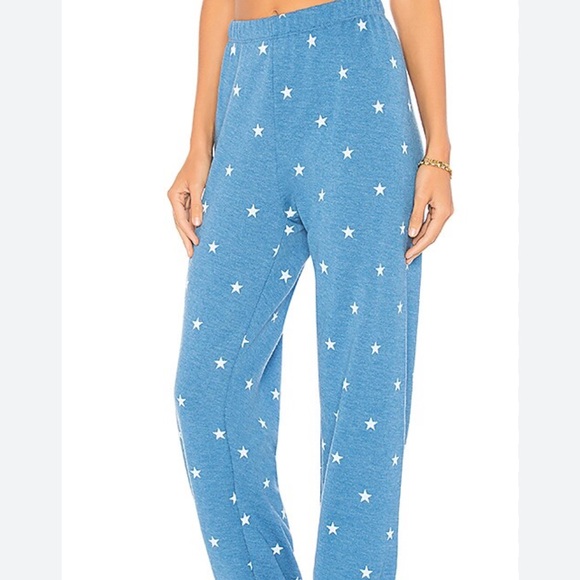 Wildfox Pants - Woman’s Wildfox Football Star Easy Sweatpants lounge bottoms pants